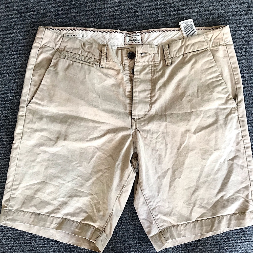 Jack & Jones Jeans Intelligence Regular fit beige cargo pants L